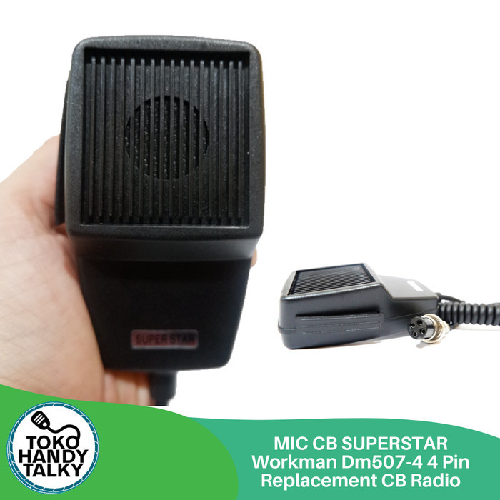 MIC CB SUPERSTAR Workman Dm507-4 4 Pin Replacement CB Radio
