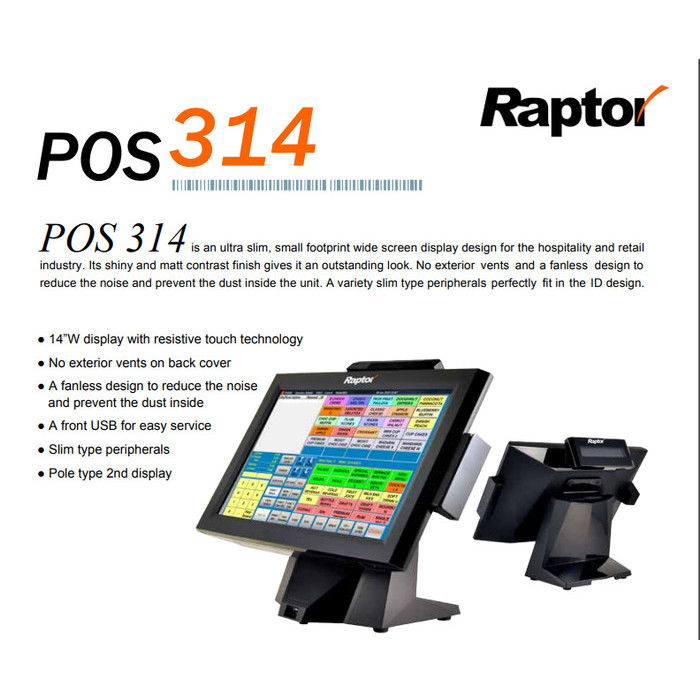 POS Raptor 314 Touchscreen