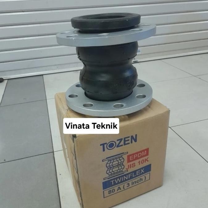 Flexible Rubber Joint 2 Inch 10K Twinflex Tozen Good