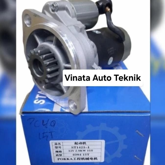 Starting Motor Dinamo Starter Komatsu Pc40 4D84 Good