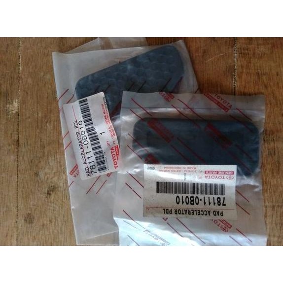 PART MOBIL CUSHION KARET PEDAL GAS ORIGINAL TOYOTA KIJANG