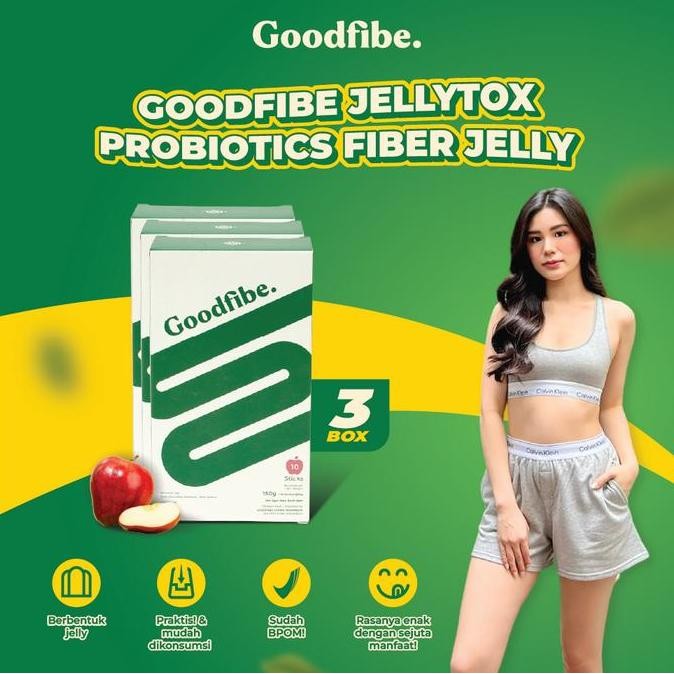 Goodfibe Jellytox - Probiotics Fiber Jelly [ 3 Box ]