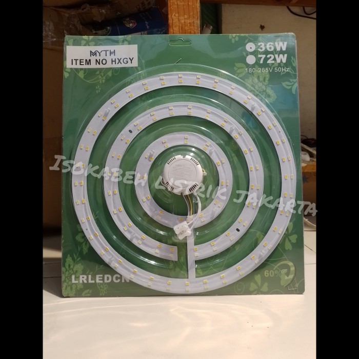Lampu Tl Ring Konevesional Led 36W 3 Warna Lampu Pengganti