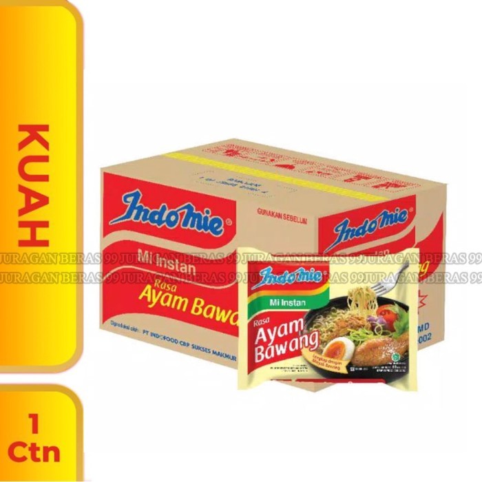 

PROMO MIE / PASTA / 1 Dus Indomie Ayam Bawang NON COD