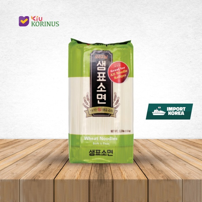 

PROMO MIE / PASTA / K- Sempio Wheat Noddles Soft & Thin/ Mie Kering Korea 1.5 kg NON COD