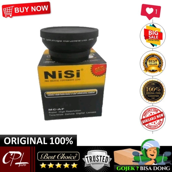TERBARU - SALE Lensa Nisi wide Converter 52mm