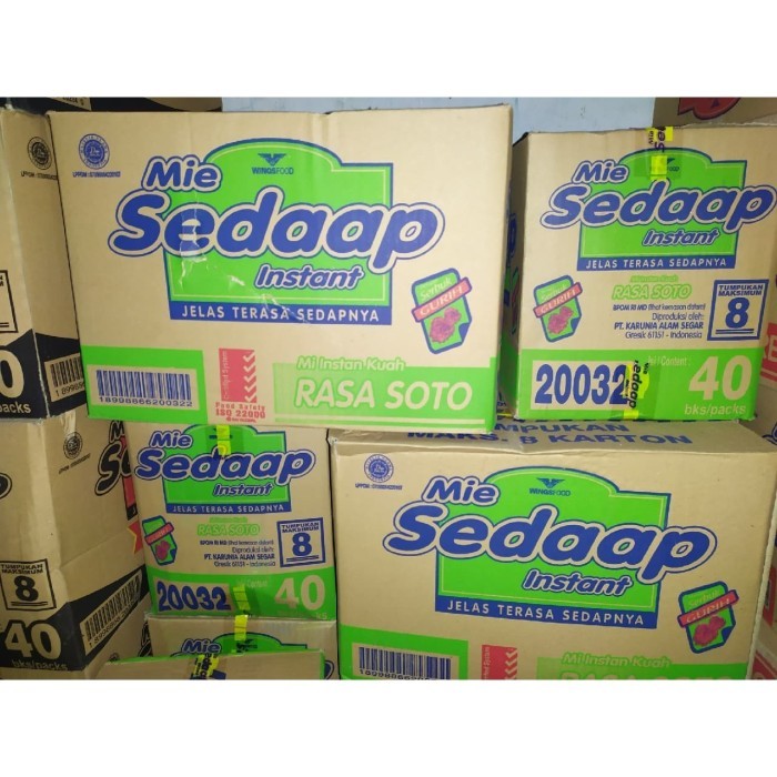 

PROMO MIE / PASTA / Sedap Soto Karton NON COD