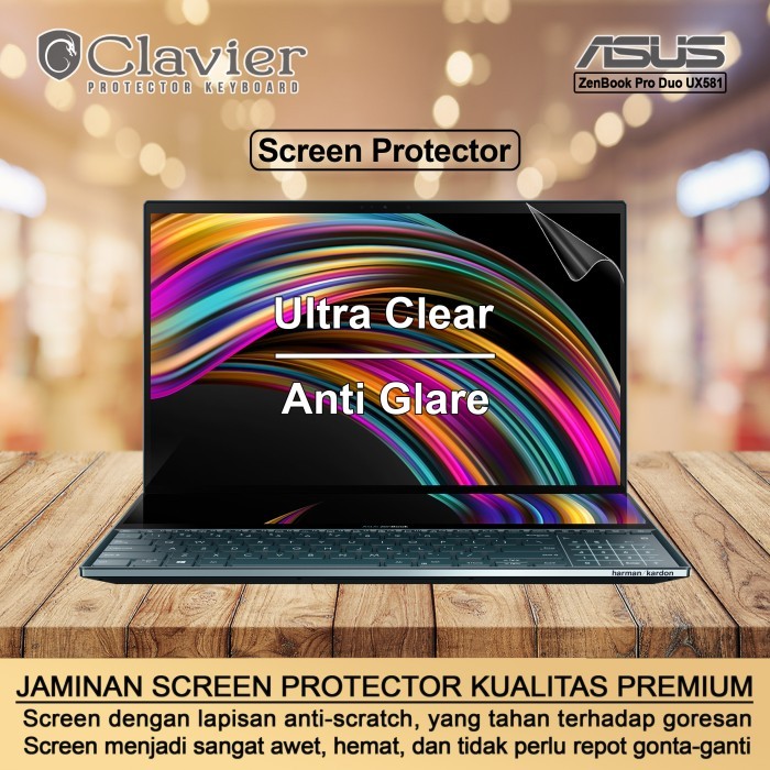 NEW Screen Protector Anti Gores Asus ZenBook Pro Duo UX581 UX581G UX581GV