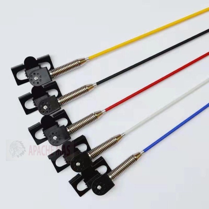 Tiang Bendera Motor Vespa / Buggy Whip 135 CM Bracket Per