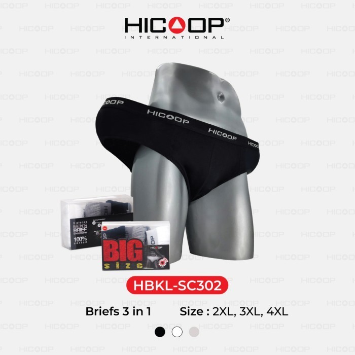 Celana Dalam Pria Dewasa Hicoop Men Hbkl-Sc302 Big Size Terlaris