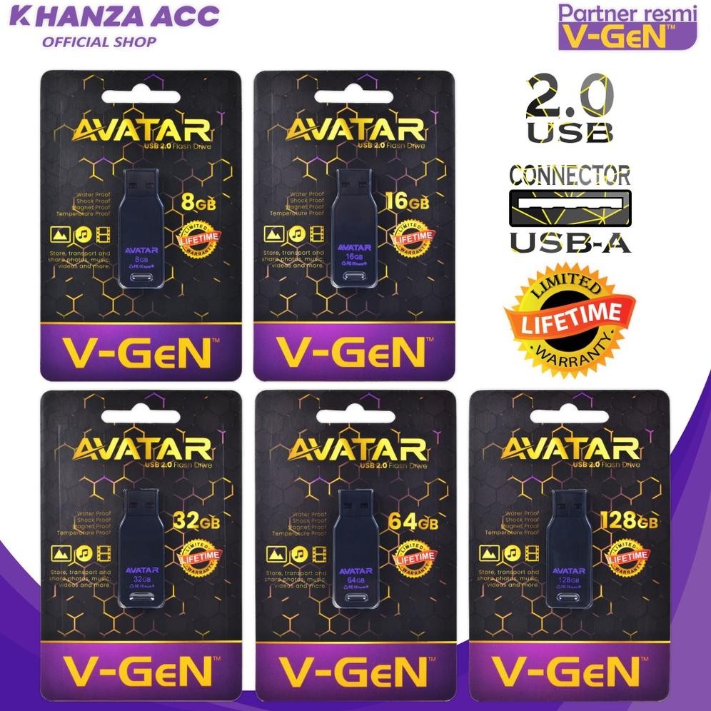 PROMO FLASHDISK VGEN ASTRO ATOM AVATAR 4GB 8GB 16GB 32GB 64GB 128GB ORIGINAL