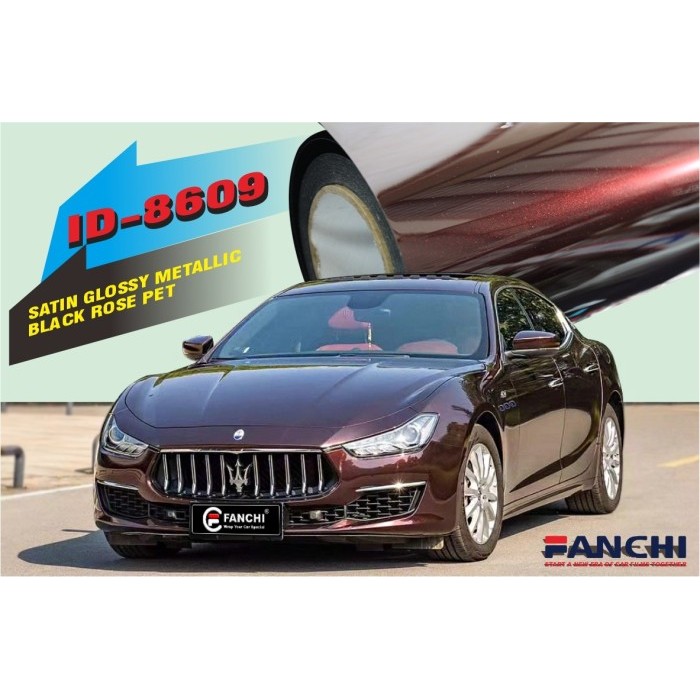 

FANCHI STICKER SATIN METALLIC GLOSSY SERIES KODE ID UKURAN 1.52M X 17M / ROLL