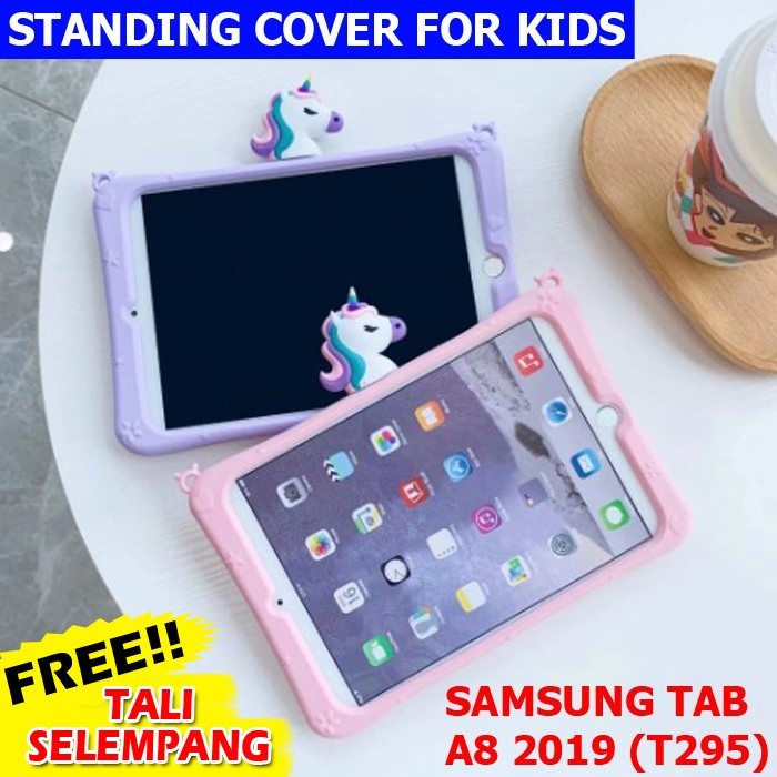 Danur - Samsung Galaxy Tab A 8 A8 2019 T295 Kid Case Kesing Lucu Untuk Anak