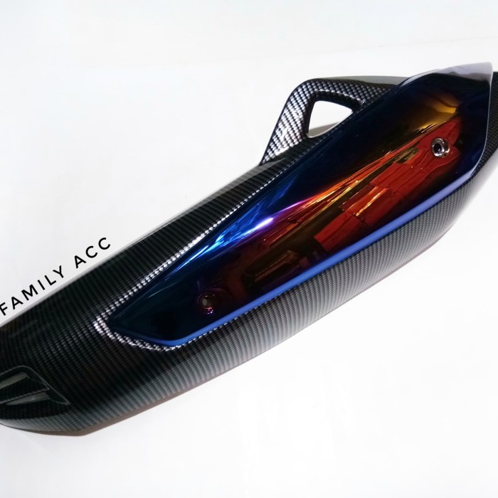 Cover Knalpot Tameng Knalpot Nmax Carbon plus Lis Knalpot Nmax Two Ton