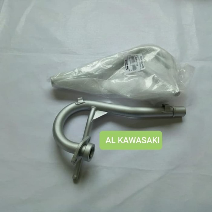 leher knalpot klx150 bf klx 150 bf ori