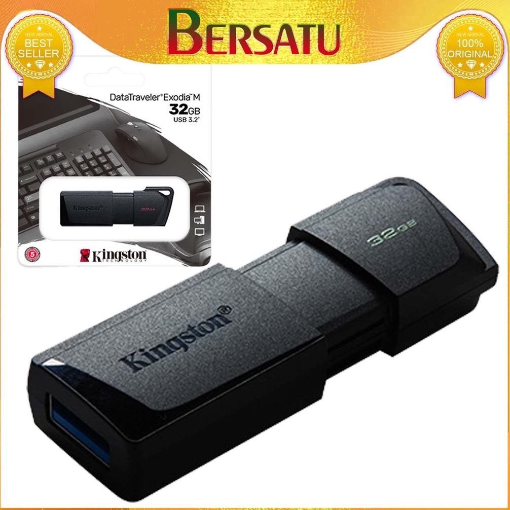 Flash Disk Kingston 128gb 64gb USB 3.2 DataTraveler Exodia DTX-M Flashdisk Kingstone DTXM Original