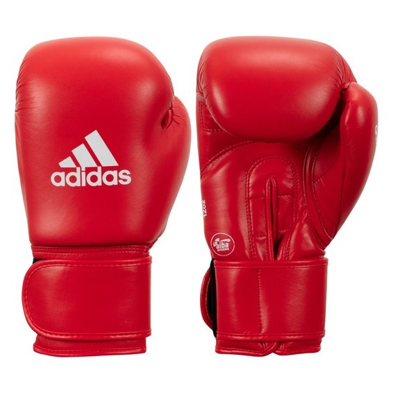 PROMO Adidas AIBA Boxing Glove -Red White - AIBAG1