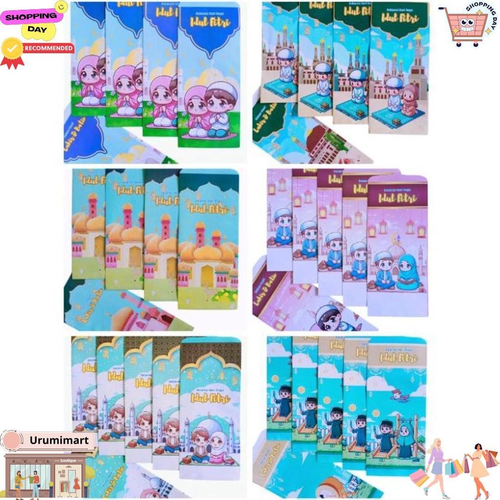 

1Pack Isi 10Pcs Amplop Lebaran Jumbo Bisa Pilih Motif D Promo Puncak