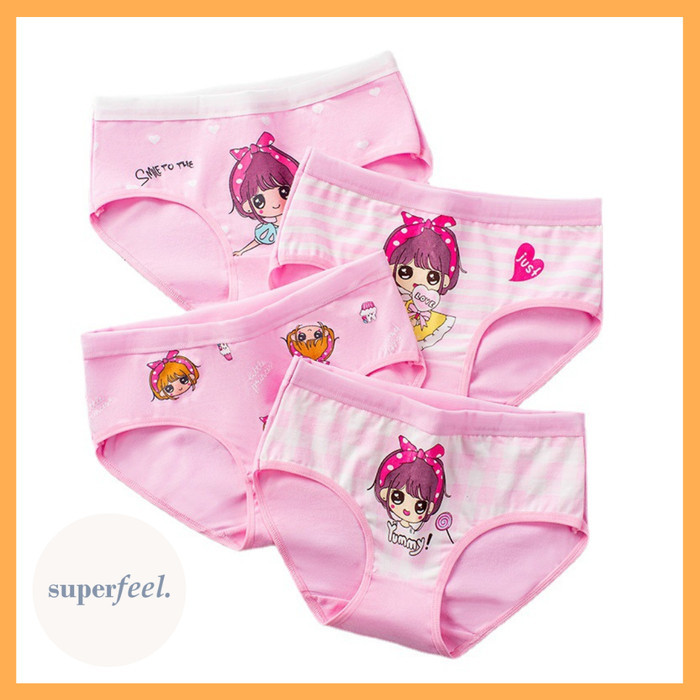 HOT SALE SFL KOLOR CD ANAK KECIL CELANA DALAM DALAMAN PEREMPUAN PUBER BOCAH 707