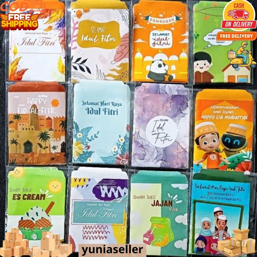 

Grosir Amplop Idul Fitri / Amplop Lebaran Hari Raya / Amplop Ukuran Medium D Cod
