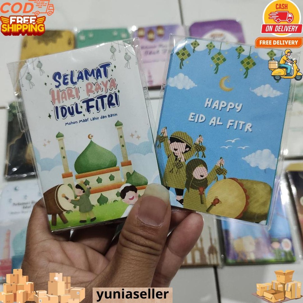 

100Pcs Amplop Lebaran Mini Siap Pakai D Cod