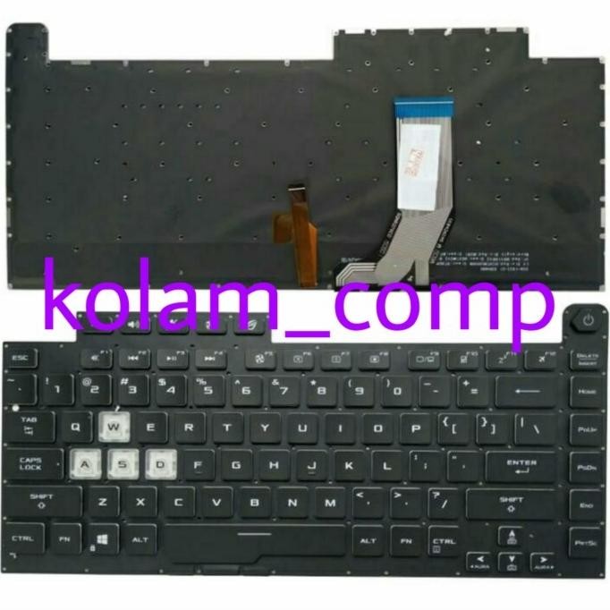 New! Keyboard Laptop Asus Rog Strix G15 G512 G512L G512Li G512 Backlite