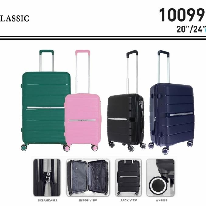 Sale Koper 28 Inch Polo Classic 10099 Anti Pecah Jumbo Size