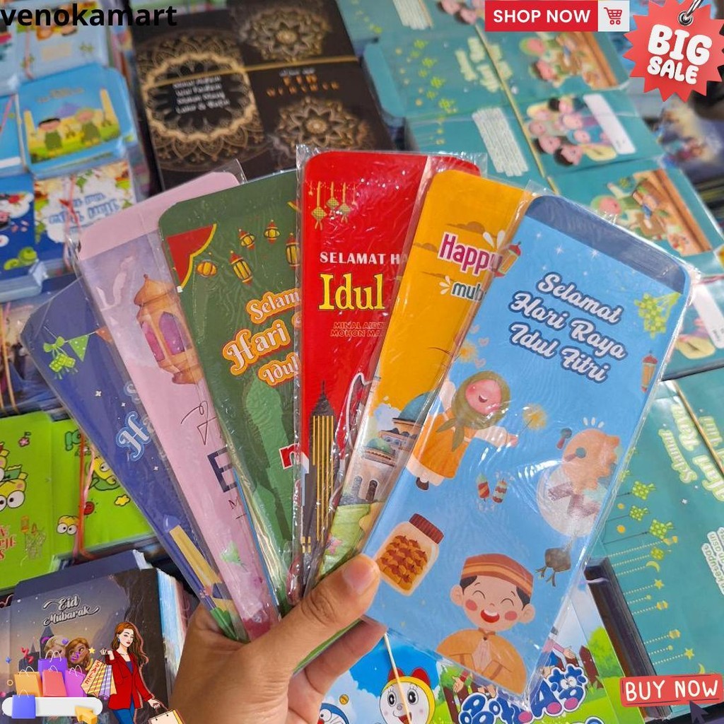 

(1000 Lembar) Amplop Angpau Idul Fitri Jumbo D Cod