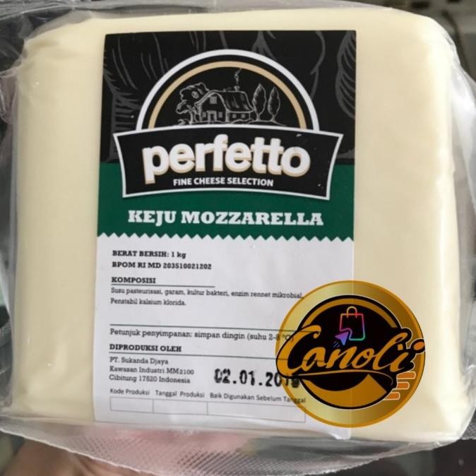 

SIAP KIRIM PERFETTO MOZARELLA 1KG | KEJU MOZARELLA 1KG | HALAL