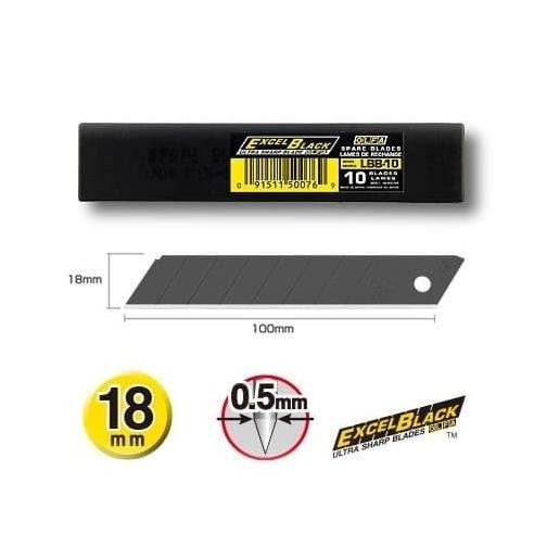 

SIAP KIRIM REFILL PISAU CUTTER HITAM 18 MM LBB-10B (10PCS PACK) OLFA SPARE BLADE