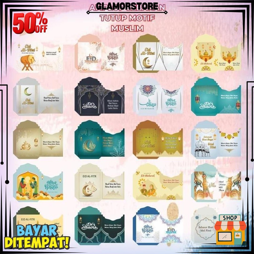 

Amplop Lebaran Medium Siap Pakai 1Pack Isi 10Pcs D Cod