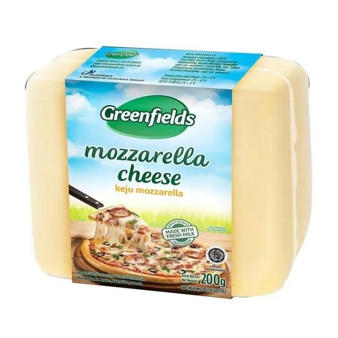 

SIAP KIRIM GREENFIELDS MOZARELLA CHEESE |KEJU GREENFIELD 200 G