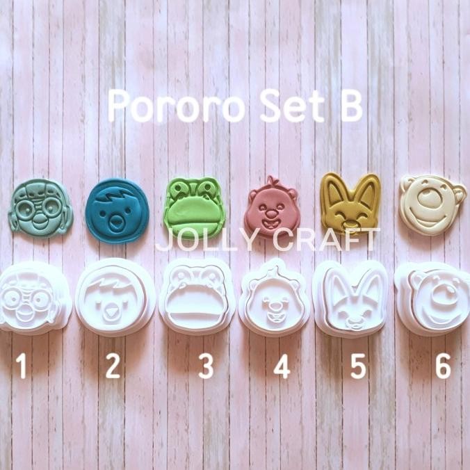 

SIAP KIRIM COOKIE CUTTER PORORO SET B 1-6 SIZE 6 CM (DIJUAL SATUAN)