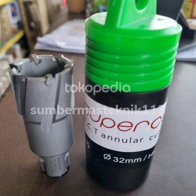 

SIAP KIRIM MATA BOR JETBROACH 35MM TCT ANNULAR CUTTER JET BROACH 35MM SUPER CUT