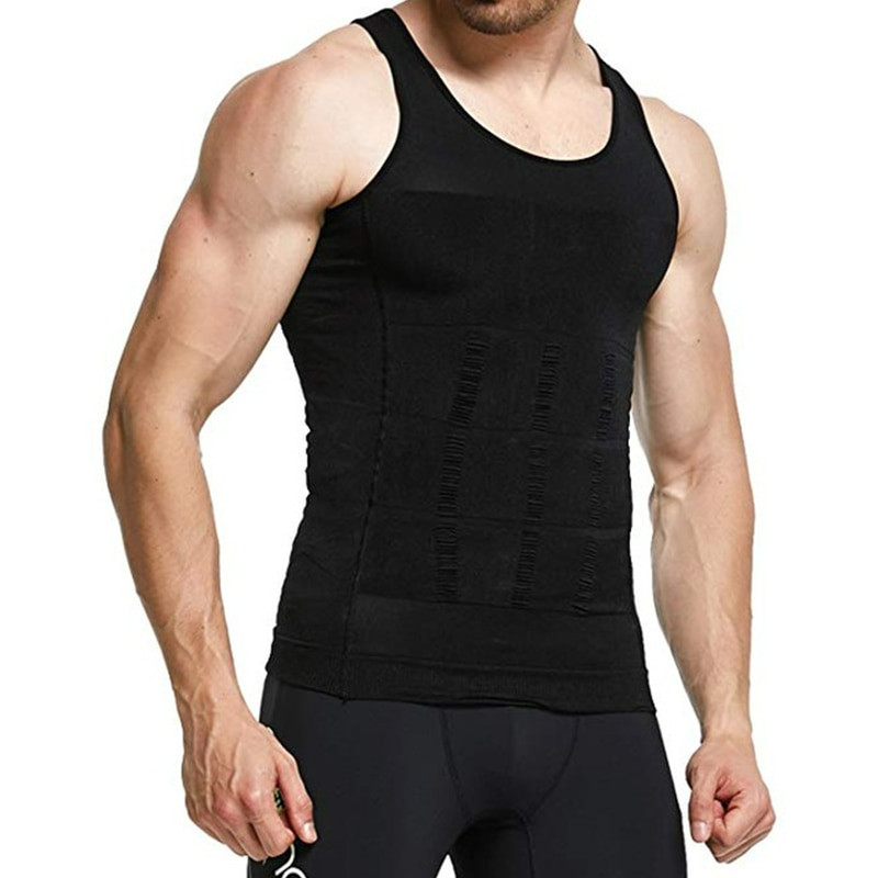 CXZD Baju Singlet T-Shirt Korset Pembentuk Tubuh Body Shaper - YB-76