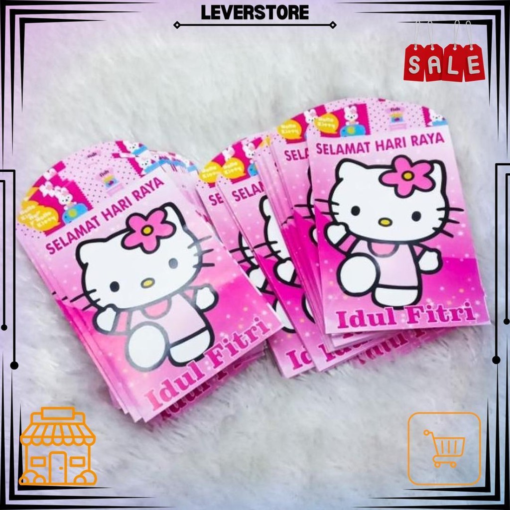 

100Pcs Amplop Lebaran Idul Fitri Karakter Lucu Isi Amplop Mini Grosir D Gratis Ongkir