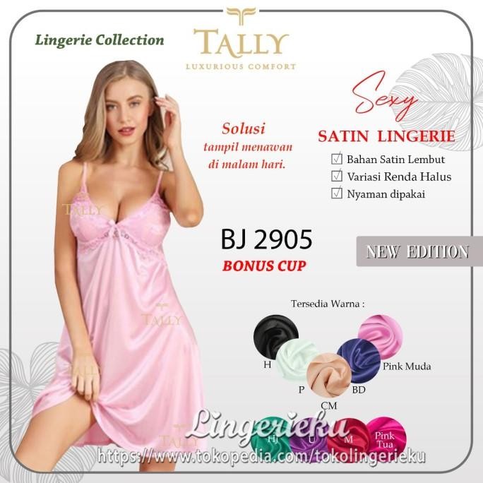 

Baju Tidur Wanita Satin Halus Premium Lingerie Tally 2905 Original