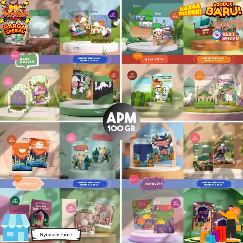 

Amplop Lebaran Grosir 2025 | Bahan Tebal | Desain Kekinian | Terdapat 4 Desain Sesuai Tema D Promo 3.3