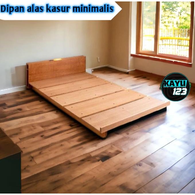 Divan Kayu Minimalis ,Rangka Tempat Tidur - 200 X 90 Cm - 200 X 200 Cm