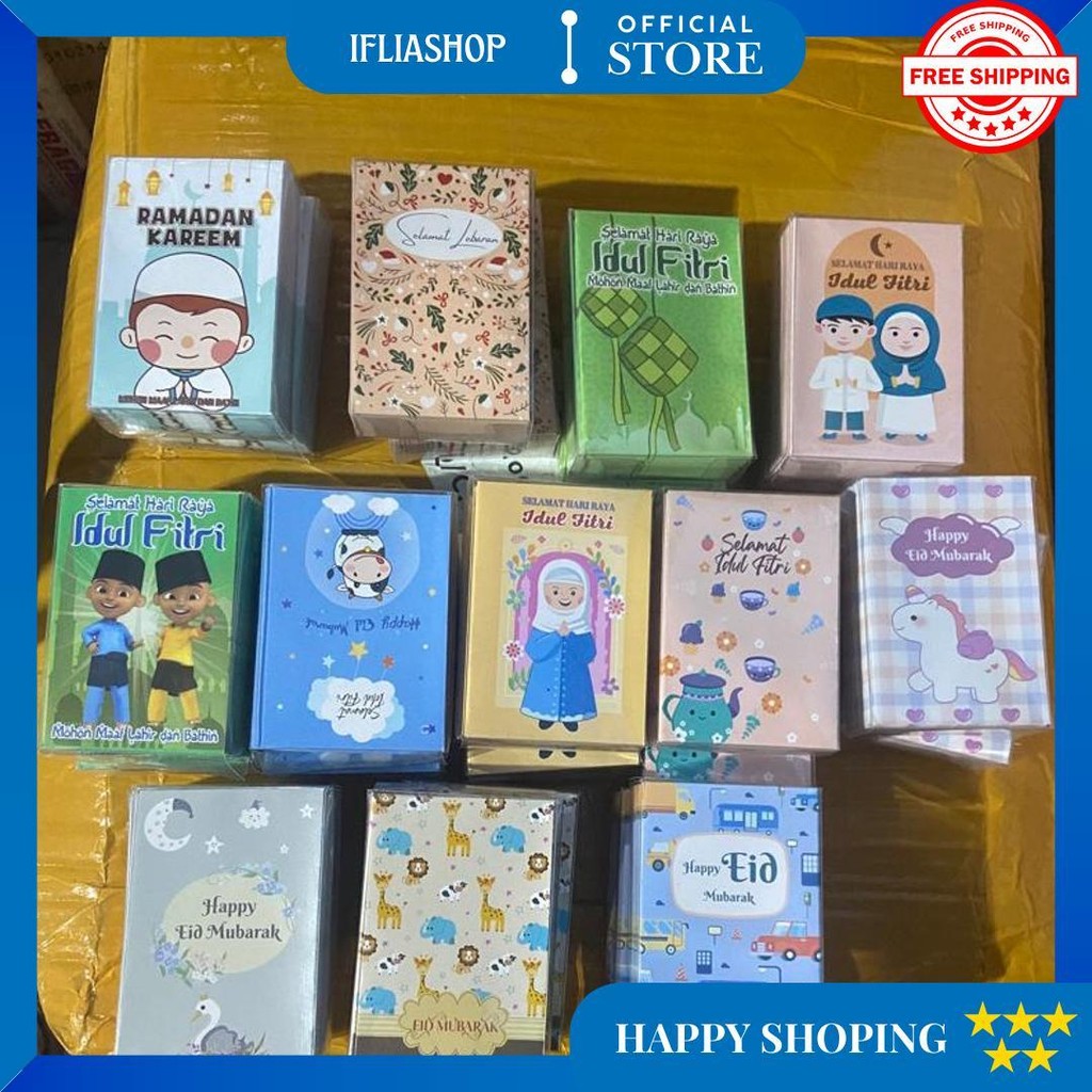

Amplop Lebaran Hari Raya Idul Fitri 2025 Isi 50 Pcs Lembar Motif Lucu D Gratis Ongkir