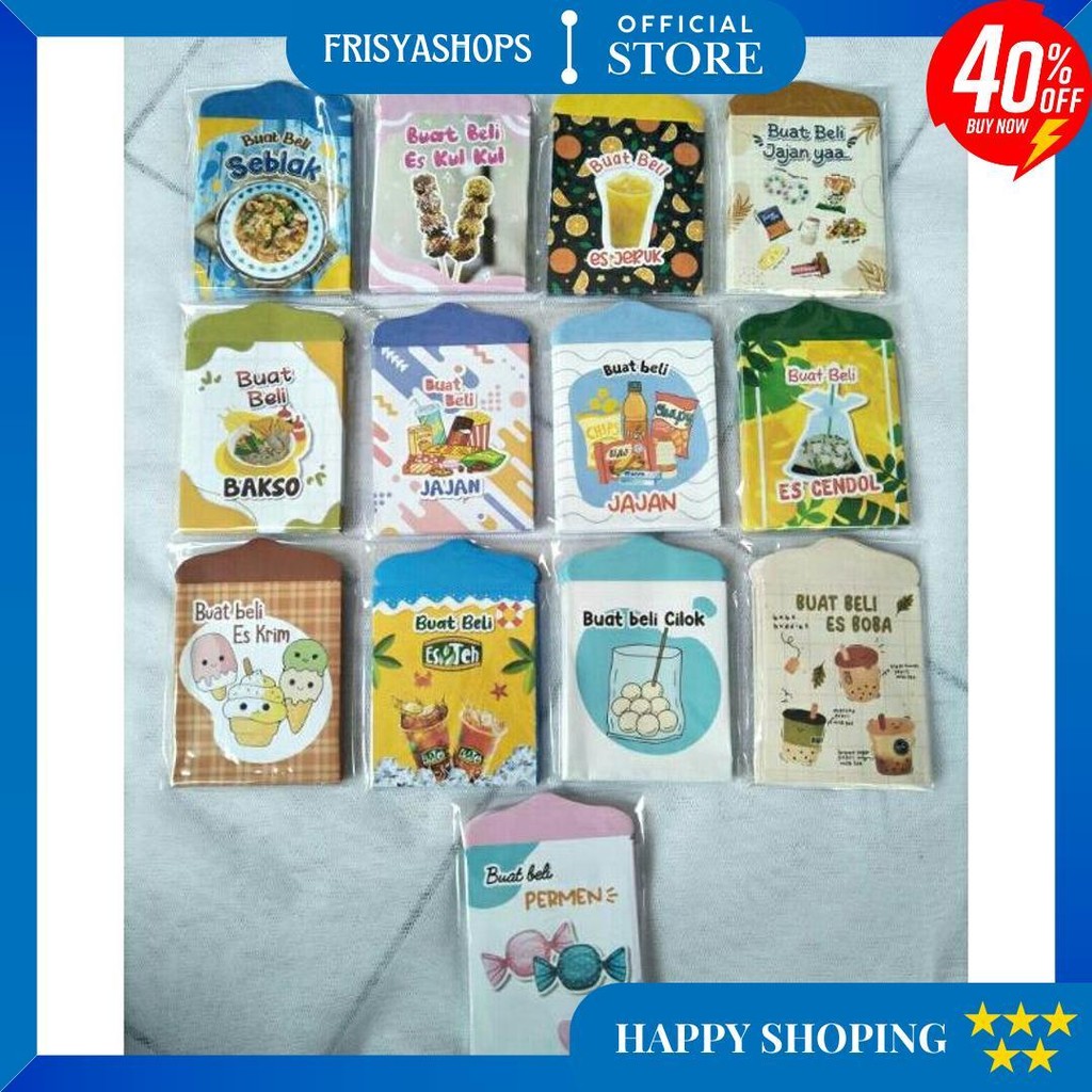 

Amplop Lebaran Viral (1Pack Isi 10Pcs) / Amplop Lucu / Amplop Beli Cilok / Amplop Aesthetic / Amplop Idul Fitri 2025 (Amplop Kecil) D Promo Puncak