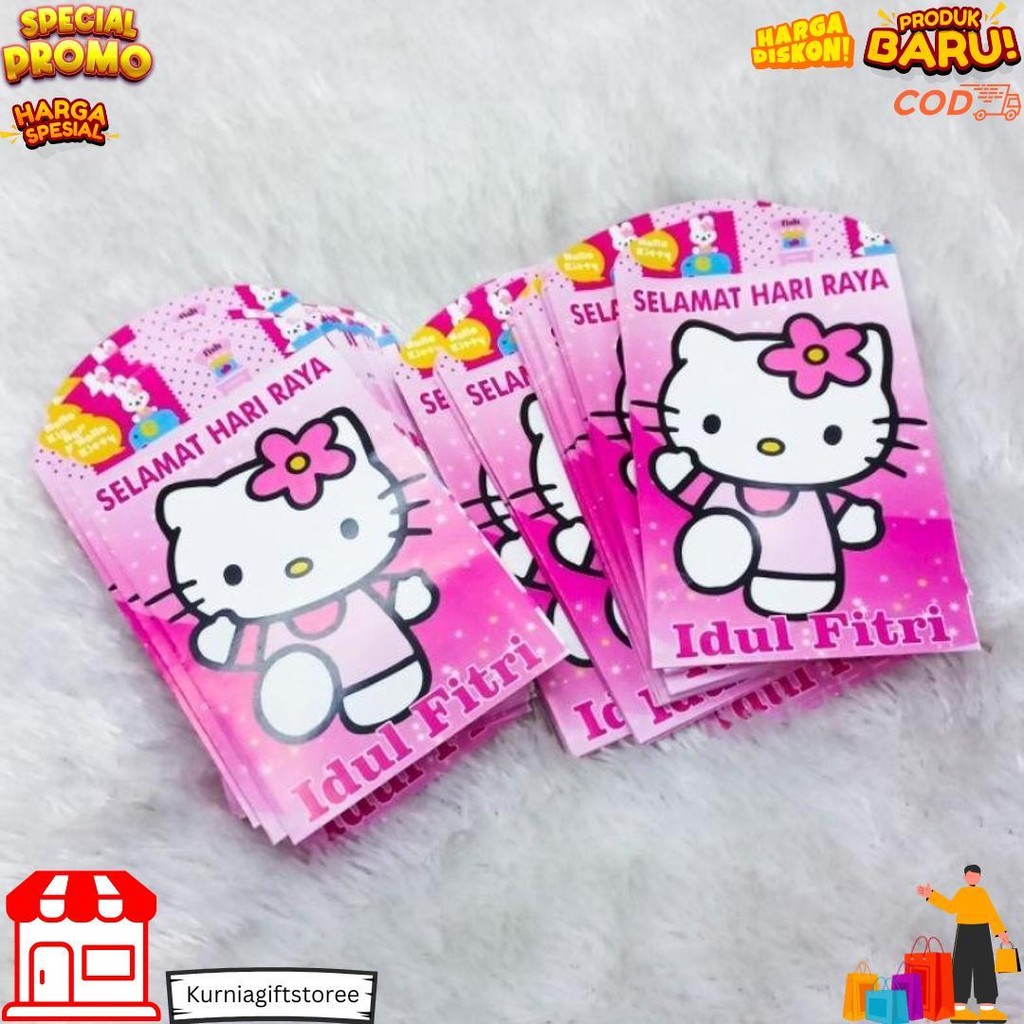 

100Pcs Amplop Lebaran Idul Fitri Karakter Lucu Isi Amplop Mini Grosir D Ramadhan Sale