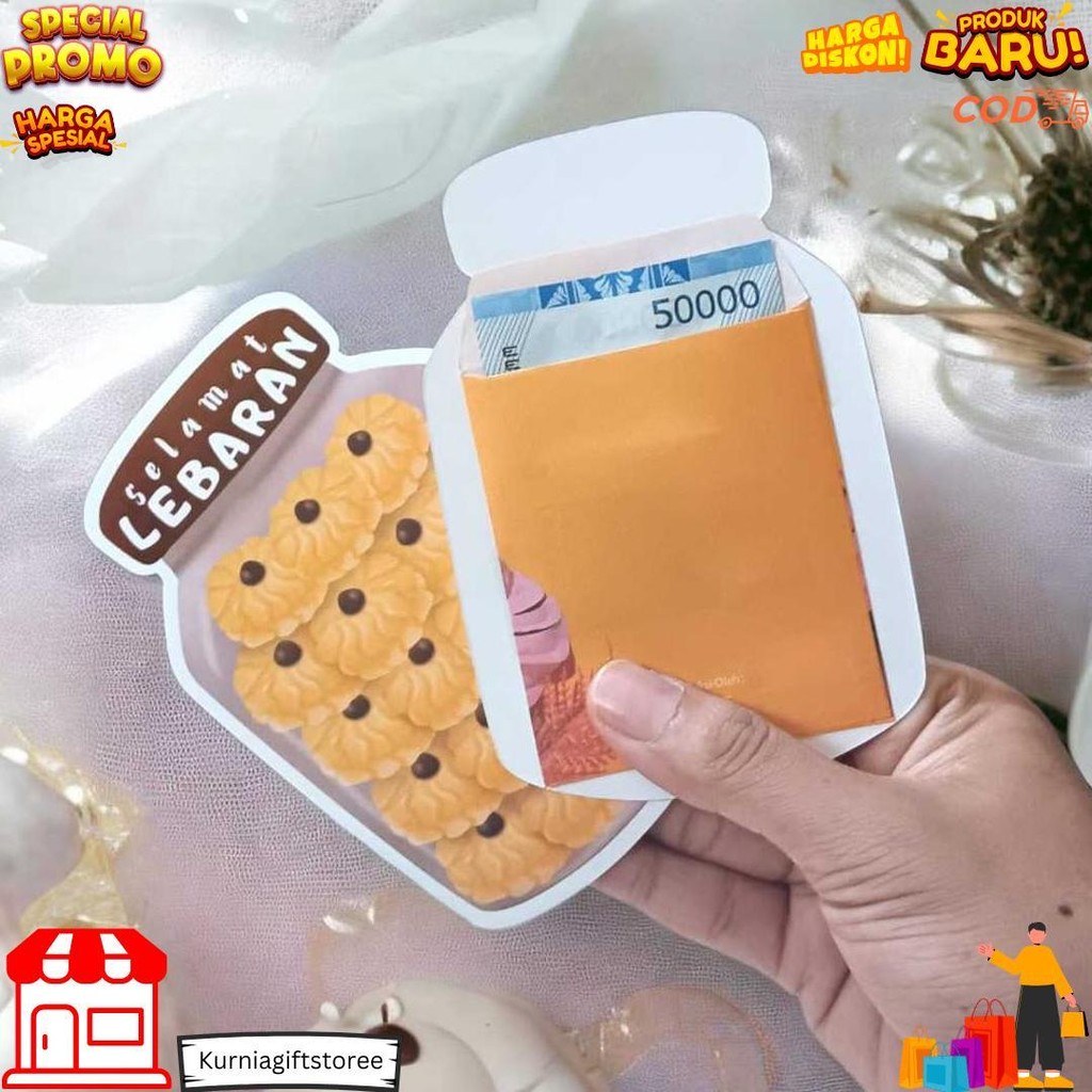 

6 Amplop Lebaran Unik - Angpau 3D Gemoy Lucu Look Like D Promo Puncak