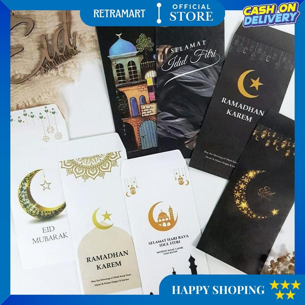 

(Isi 10,20,30,40,50) Amplop Lebaran 2025 / Angpao Lebaran 2025 / Amplop Atau Angpao Lebaran Idul Fitri / Amplop Lebaran Uang Tidak Ditekuk D Promo Puncak