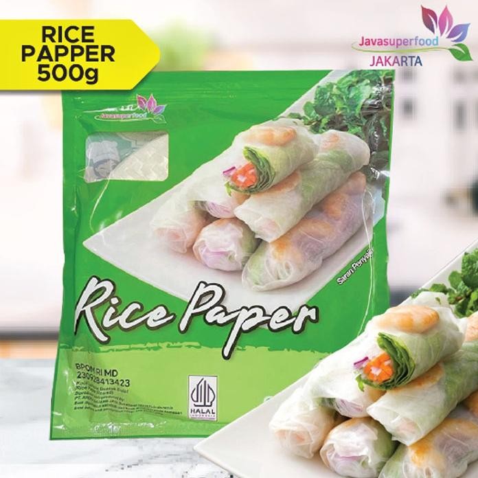 

Java Rice Paper Bulat 50 Lembar - Banh Trang Rice Paper 22Cm - Kulit Lumpia Vietnam Rice Paper - Rice Roll Spring Roll - Salad Wrap Bayar Di Tempat