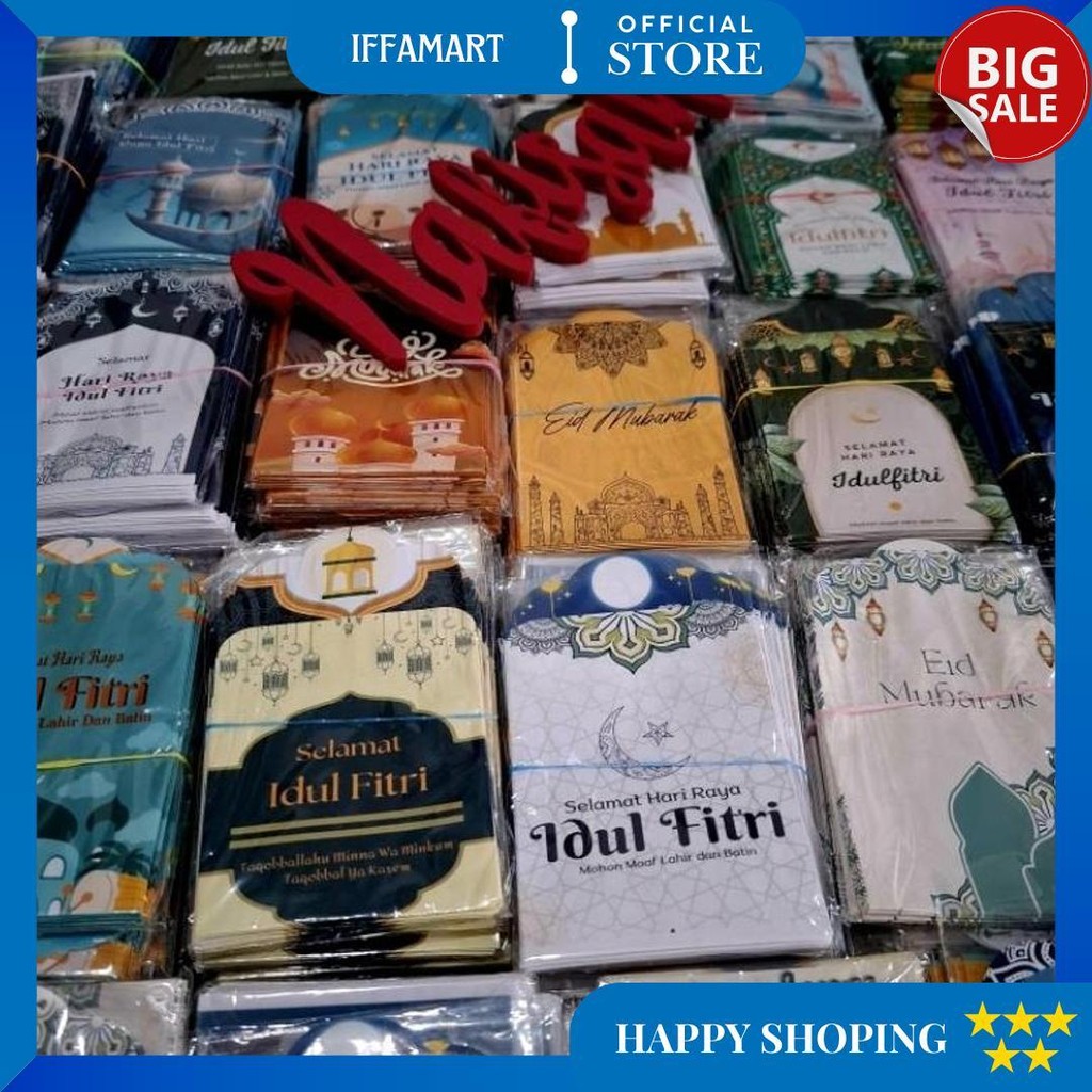 

100 Pack Amplop Medium Muslim 30 Motif Siap Pakai D Best Seller
