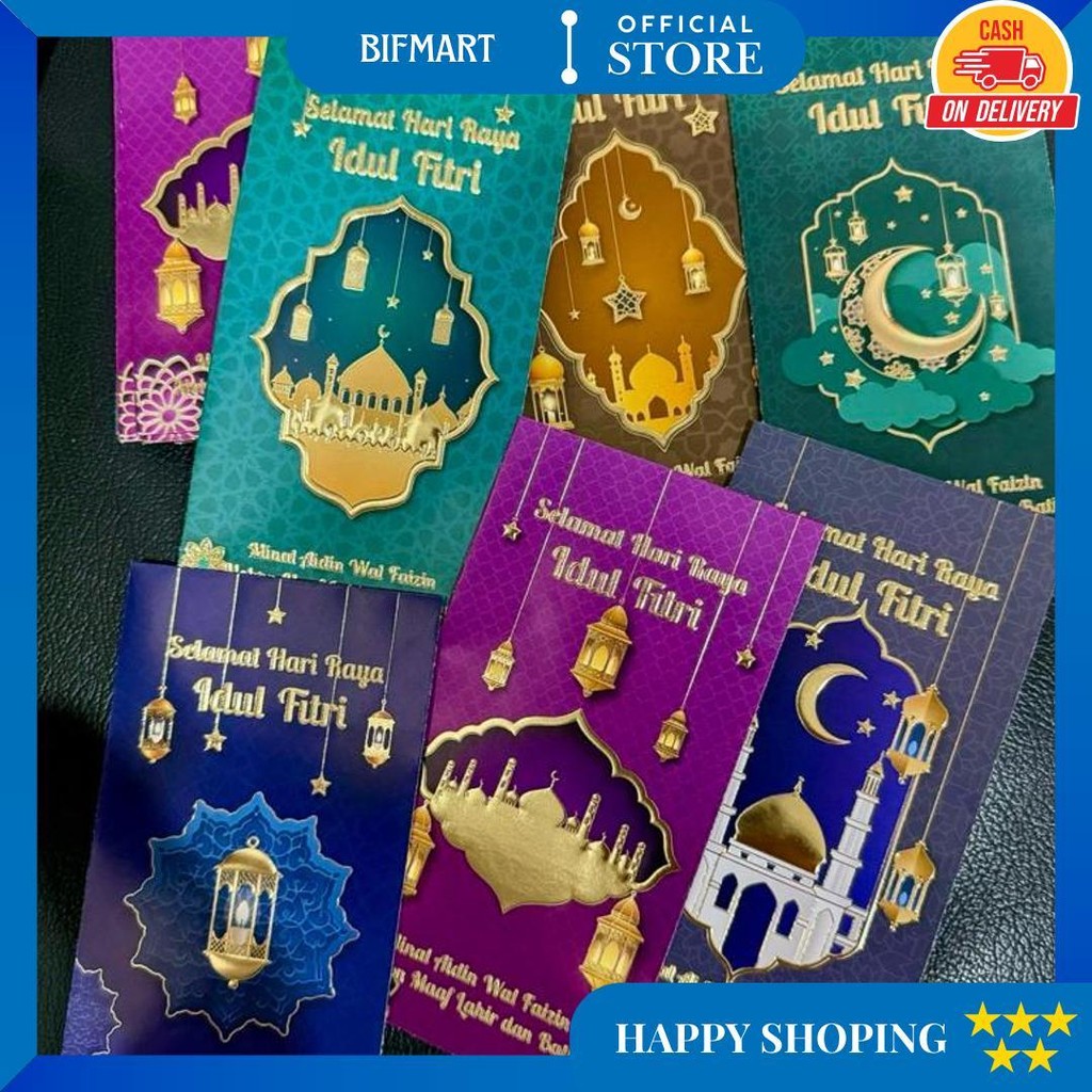 

Amplop Lebaran Premium Import Panjang Sablon Foil Mewah Idul Fitri Angpao D Sale
