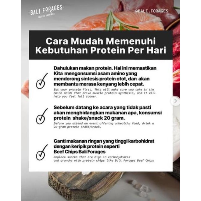 

Promo Chicken Chips Bali Forages Keripik Daging Ayam Original Air Dried