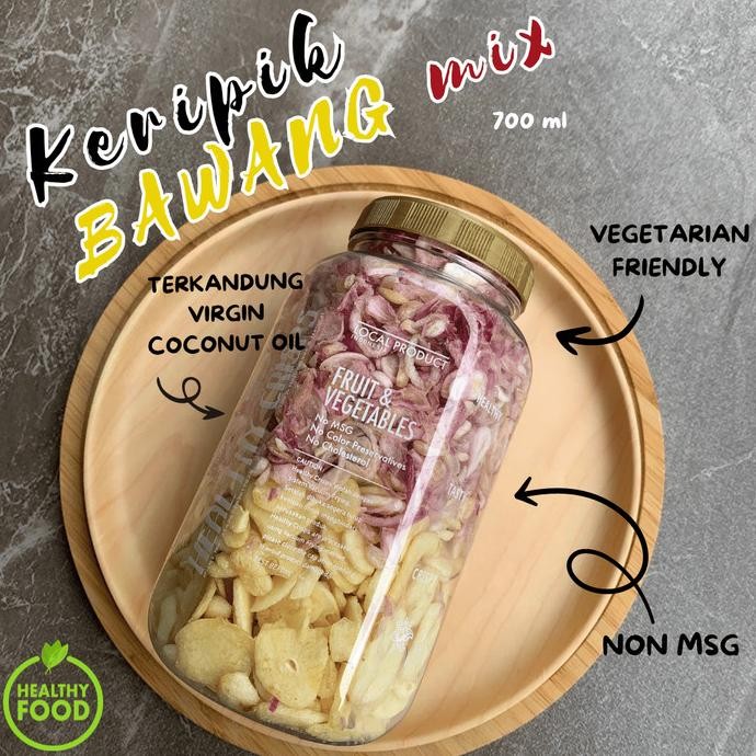 

Murah Healthy Crisps - Bawang Merah Putih - Keripik Sayur