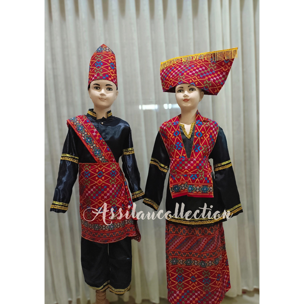 Baju adat anak Sumatera Utara/Batak Simalungun satuan (Laki/cewek)